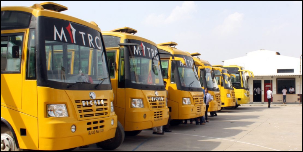 Extensive Institute Bus Fleet & Connectivity